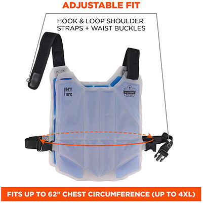 Ergodyne Chill-Its 6210 Blue Phase Change Cooling Vest