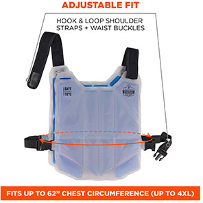 Ergodyne Chill-Its 6210 Blue Phase Change Cooling Vest