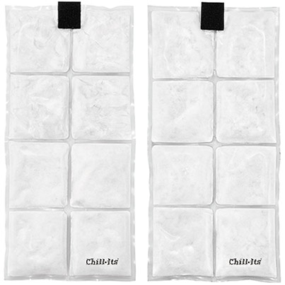 Ergodyne Chill-Its 6260 Orange Lightweight Phase Change Cooling Vest with Rechargeable Packs