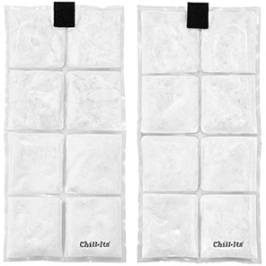 Ergodyne Chill-Its 6260 Orange Lightweight Phase Change Cooling Vest with Rechargeable Packs