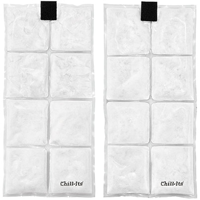 Ergodyne Chill-Its 6260 Black Lightweight Phase Change Cooling Vest with Rechargeable Packs