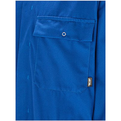 TROJAN Men’s Royal Blue Stud-Front Overalls