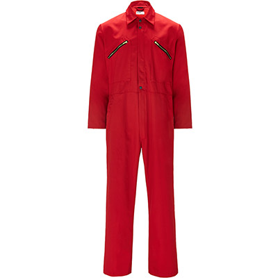Arco Essentials Red Zip-Up Overalls