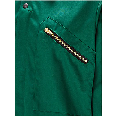 Arco Essentials Bottle Green Zip-Up Overalls
