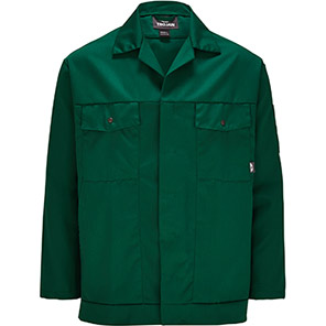 green work coat