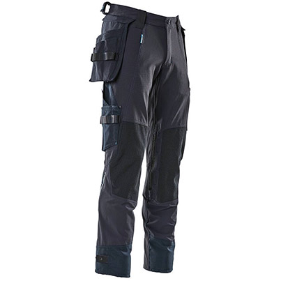 MASCOT ADVANCED 17031 Men’s Navy Trousers with Holster Pockets
