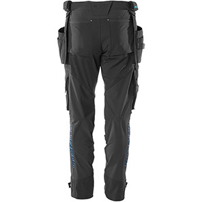 MASCOT ADVANCED 17031 Men’s Black Trousers with Holster Pockets