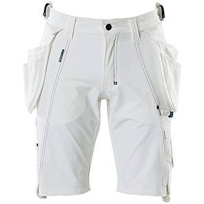 MASCOT ADVANCED 17149 Men’s White Work Shorts 40