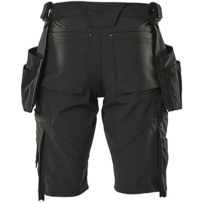 MASCOT ADVANCED 17149 Men’s Black Work Shorts