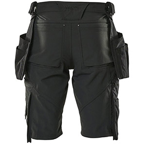 MASCOT ADVANCED 17149 Men’s Black Work Shorts