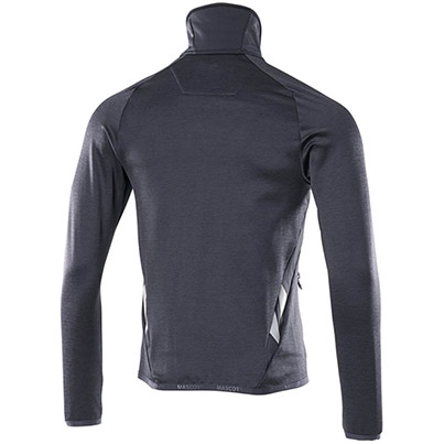 MASCOT ACCELERATE 18103 Men’s Navy Zip-Up Fleece Sweatshirt