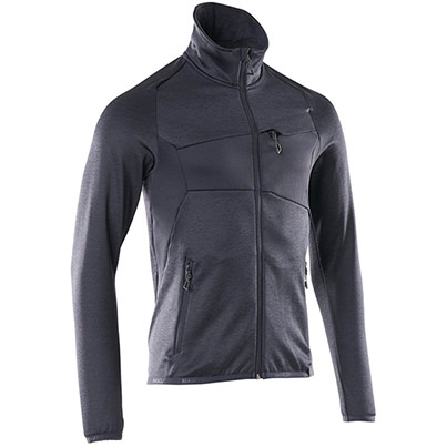 MASCOT ACCELERATE 18103 Men’s Navy Zip-Up Fleece Sweatshirt