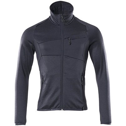MASCOT ACCELERATE 18103 Men’s Navy Zip-Up Fleece Sweatshirt