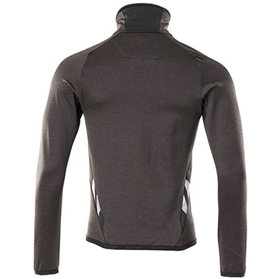 MASCOT ACCELERATE 18103 Men’s Anthracite Grey/Black Zip-Up Fleece Sweatshirt