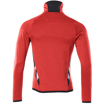 MASCOT ACCELERATE 18103 Men’s Red/Black Zip-Up Fleece Sweatshirt