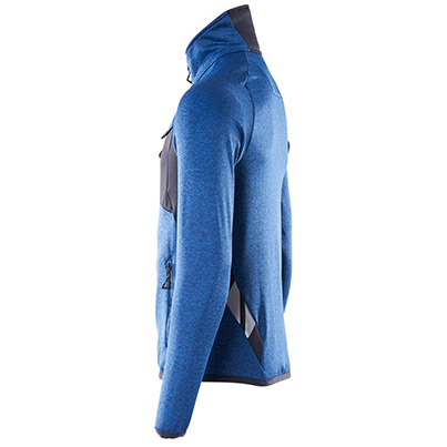 MASCOT ACCELERATE 18103 Men’s Blue/Navy Zip-Up Fleece Sweatshirt