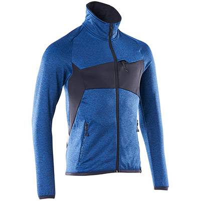 MASCOT ACCELERATE 18103 Men’s Blue/Navy Zip-Up Fleece Sweatshirt