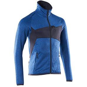 MASCOT ACCELERATE 18103 Men’s Blue/Navy Zip-Up Fleece Sweatshirt