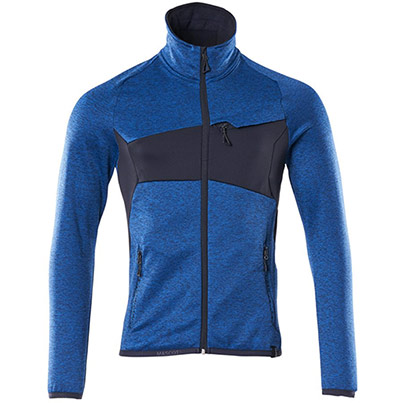 MASCOT ACCELERATE 18103 Men’s Blue/Navy Zip-Up Fleece Sweatshirt