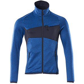 MASCOT ACCELERATE 18103 Men’s Blue/Navy Zip-Up Fleece Sweatshirt 4XL