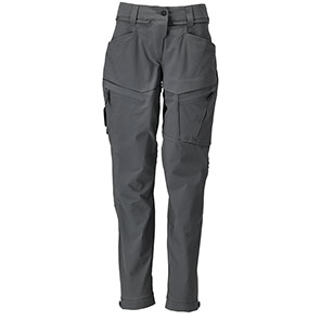MASCOT CUSTOMIZED 22058 Women’s Stone Grey Work Trousers 28R