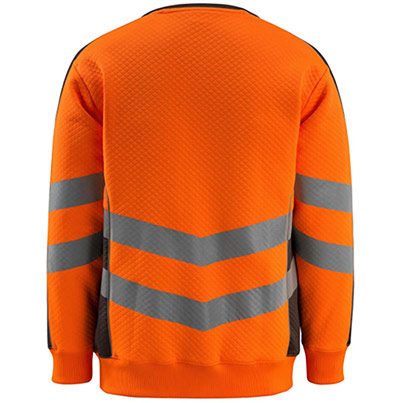 MASCOT SAFE SUPREME Wigton 50126 Dark Anthracite/Orange Hi-Vis Sweatshirt 4XL