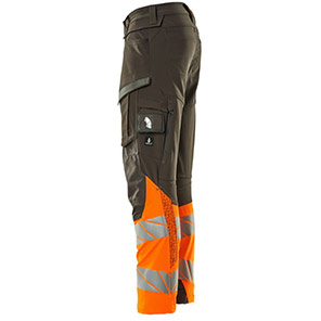 MASCOT ACCELERATE SAFE 19179 Dark Anthracite/Orange Hi-Vis Trousers