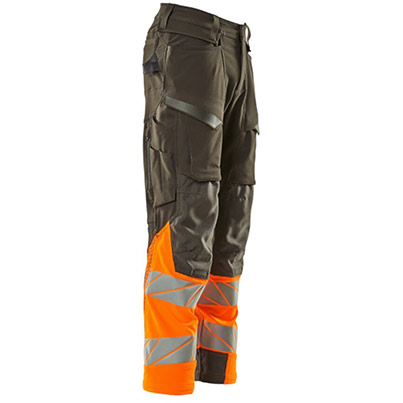 MASCOT ACCELERATE SAFE 19179 Dark Anthracite/Orange Hi-Vis Trousers