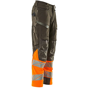MASCOT ACCELERATE SAFE 19179 Dark Anthracite/Orange Hi-Vis Trousers
