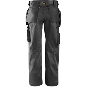 Snickers Craftsmen 3212 Men’s Grey/Black Trousers with Holster Pockets