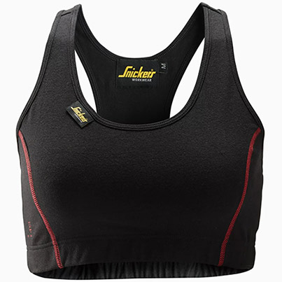 Snickers ProtecWork 9465 Black Sports Bra