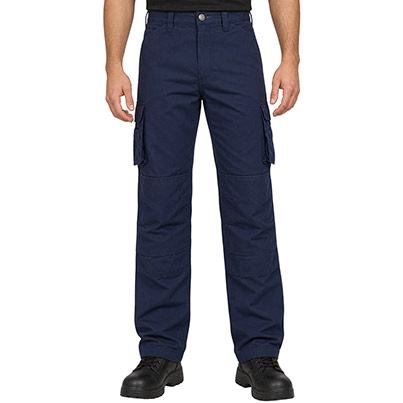 TROJAN Men’s Navy Ripstop Trousers with Kneepad Pockets