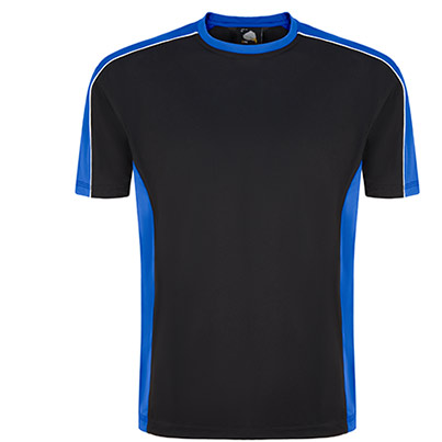 ØRN Avocet Men’s Black/Royal Blue Two-Tone T-Shirt