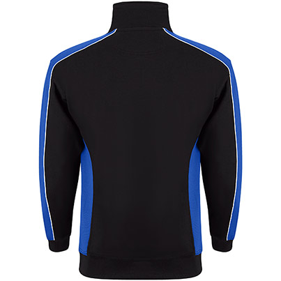 ØRN Avocet 1288 Men’s Black/Royal Blue Quarter-Zip Sweatshirt