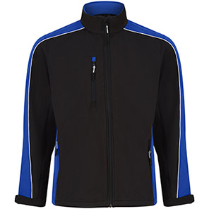 ØRN Avocet 4288 Black/Royal Blue Softshell Jacket 5XL