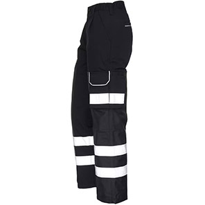ØRN Vulture Men’s Black Work Trousers with Reflective Tape