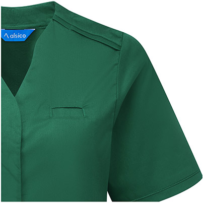 Alsico NLN1 Womenis Bottle Notch-Neck Tunic