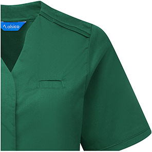 Alsico NLN1 Womenis Bottle Notch-Neck Tunic