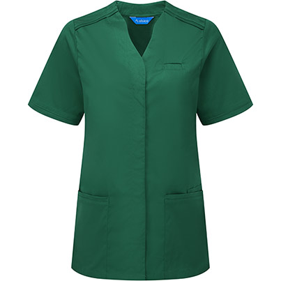 Alsico NLN1 Womenis Bottle Notch-Neck Tunic