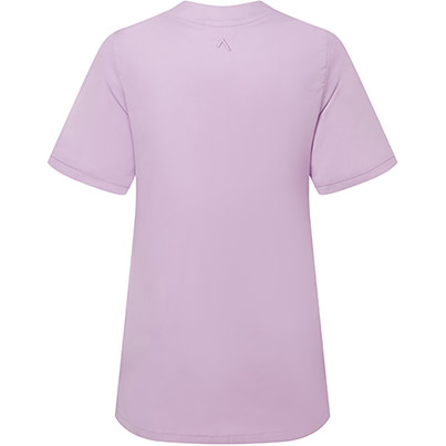 Alsico NLN1 Womenis Lilac Notch-Neck Tunic