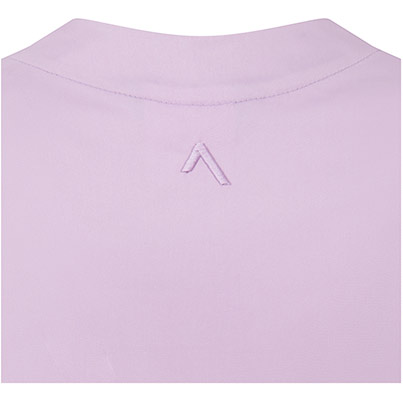 Alsico NLN1 Womenis Lilac Notch-Neck Tunic