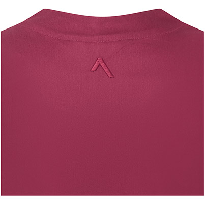Alsico NLN1 Womenis Garnet Notch-Neck Tunic