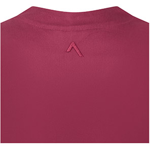 Alsico NLN1 Womenis Garnet Notch-Neck Tunic