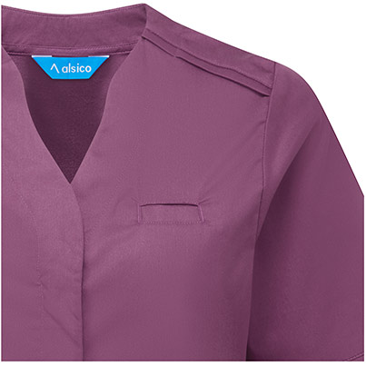 Alsico NLN1 Womenis Dusk Notch-Neck Tunic