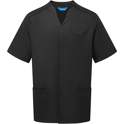 Alsico NMN1 Menis Black Notch-Neck Tunic