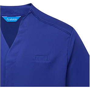 Alsico NMN1 Menis Royal Blue Notch-Neck Tunic