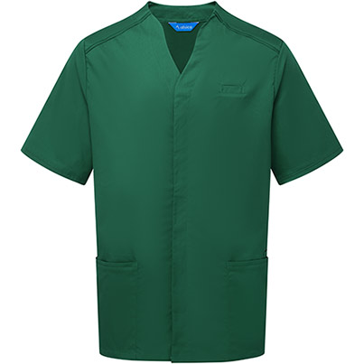 Alsico NMN1 Menis Bottle Green Notch-Neck Tunic