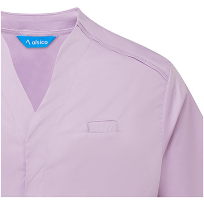 Alsico NMN1 Menis Lilac Notch-Neck Tunic