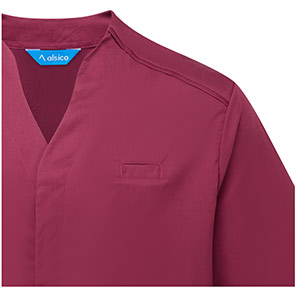 Alsico NMN1 Menis Garnet Notch-Neck Tunic