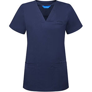 Alsico NVF1 Lds VNeck ScrubTunic Nvy 4XL